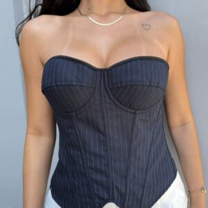 Corset Strapless Negro