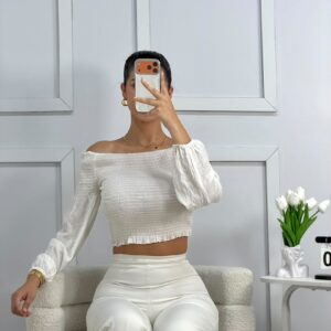 Top Off Shoulder Blanco