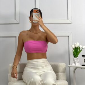 Top Strapless Fucsia