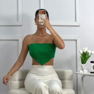Top Strapless Verde