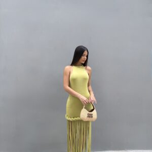 Vestido pistacho